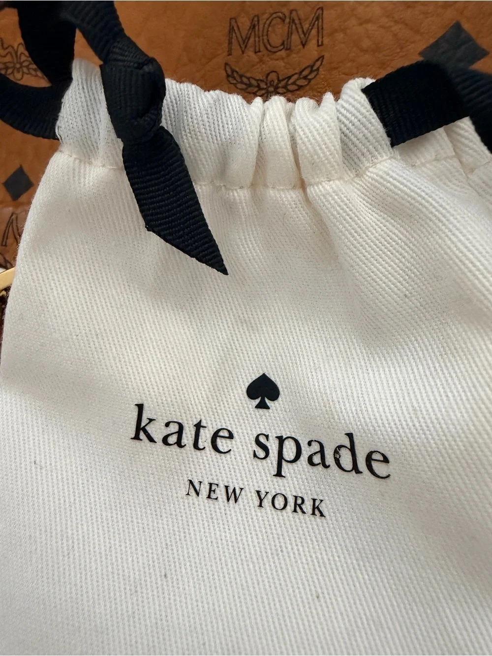 Kate Spade gold bow crystal bangle bracelet